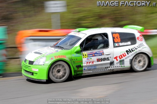 2008-04-19 Rally 1000 Miglia 0411 Bottarelli-Boventi - Renault Clio S1600